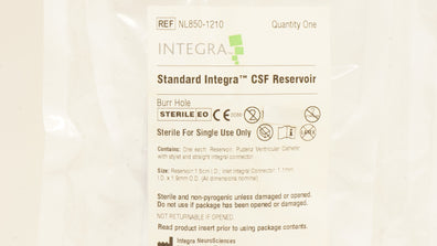 Integra NL850-1210 Standard Integra CSF Reservoir, Burr Hole (x)